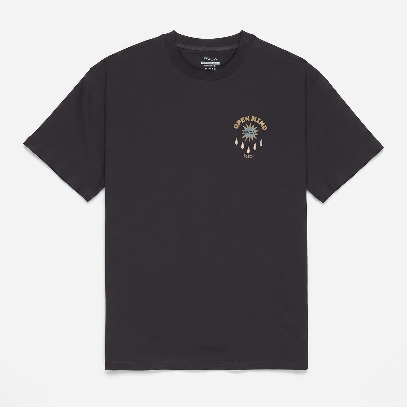 T-shirt RVCA The Stars Washed Black