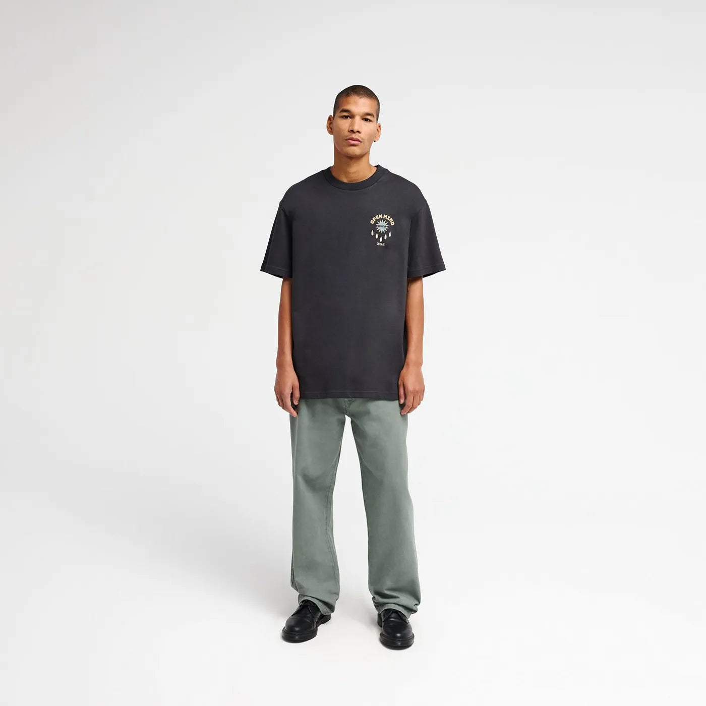 T-shirt RVCA The Stars Washed Black