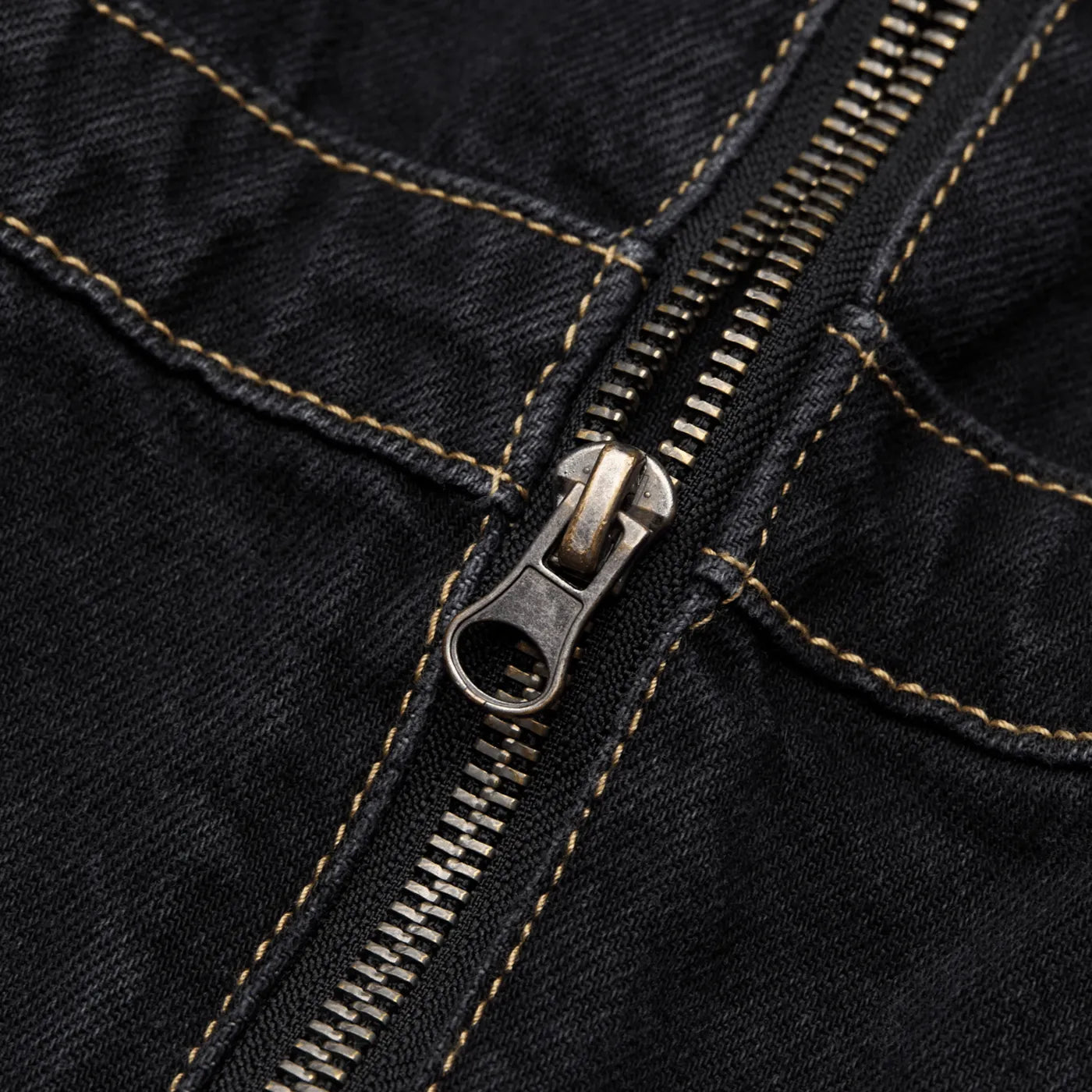 RVCA Worker Denim Jumpsuit Washed Black