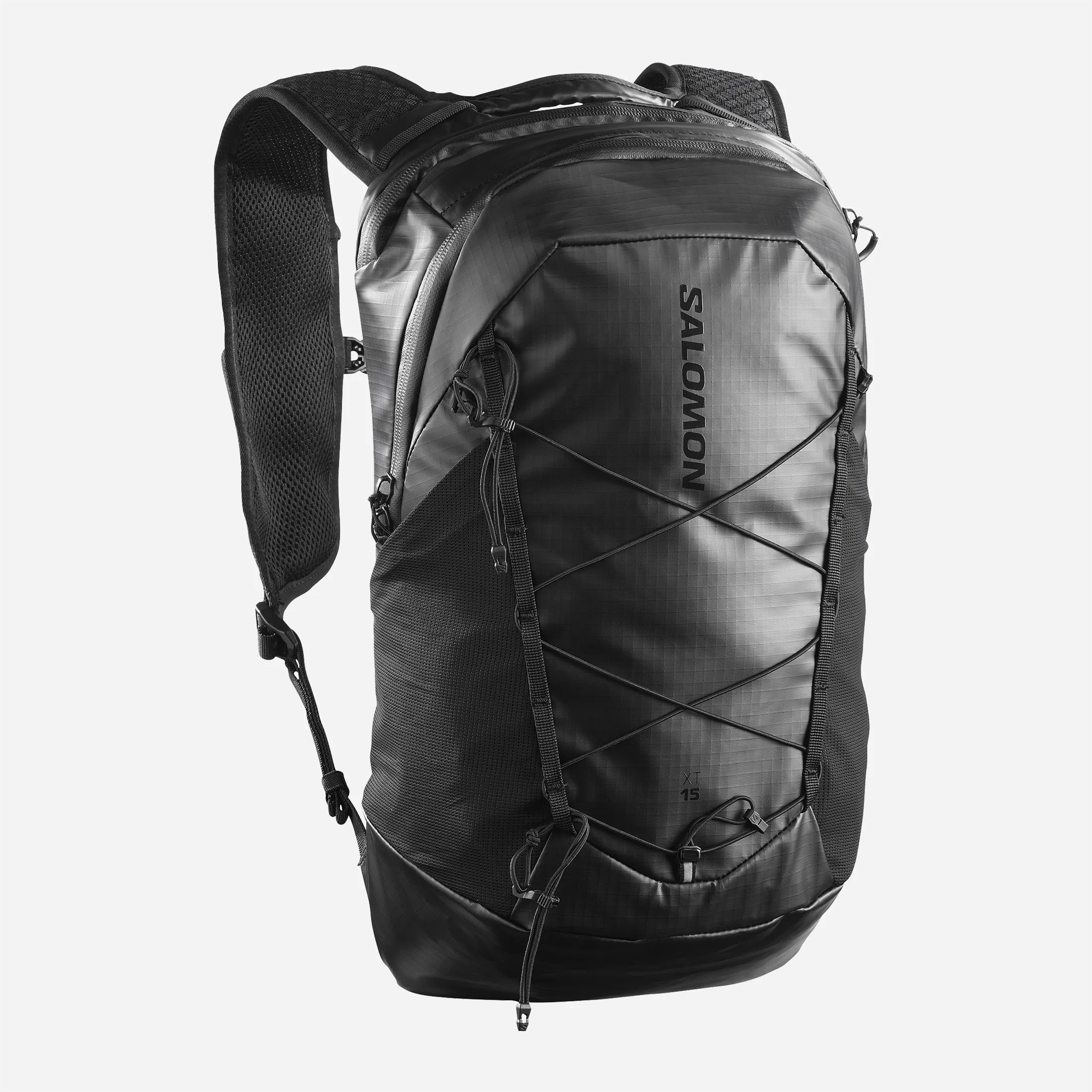 Sac à dos Salomon XT 15 OG noir matière bâche résistante.