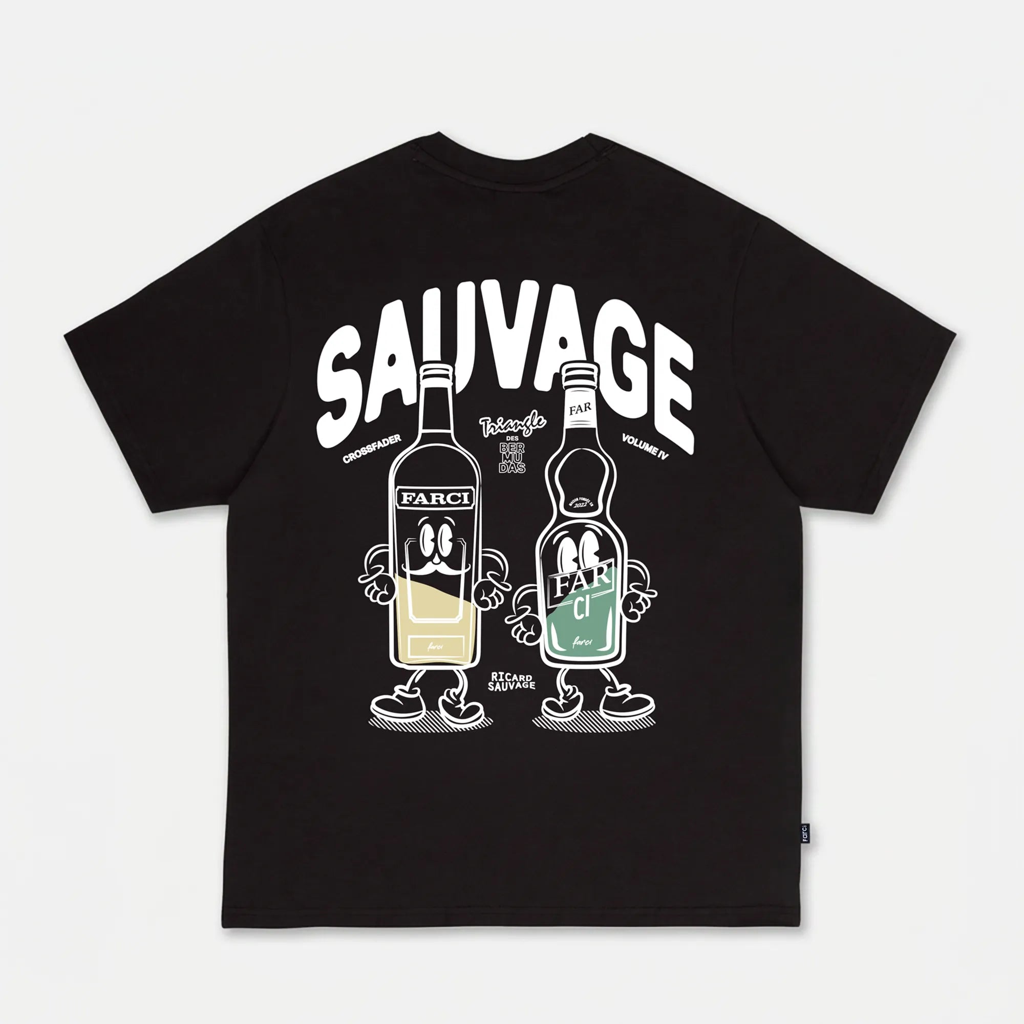 T-shirt Farci Studio Sauvage Jet Black