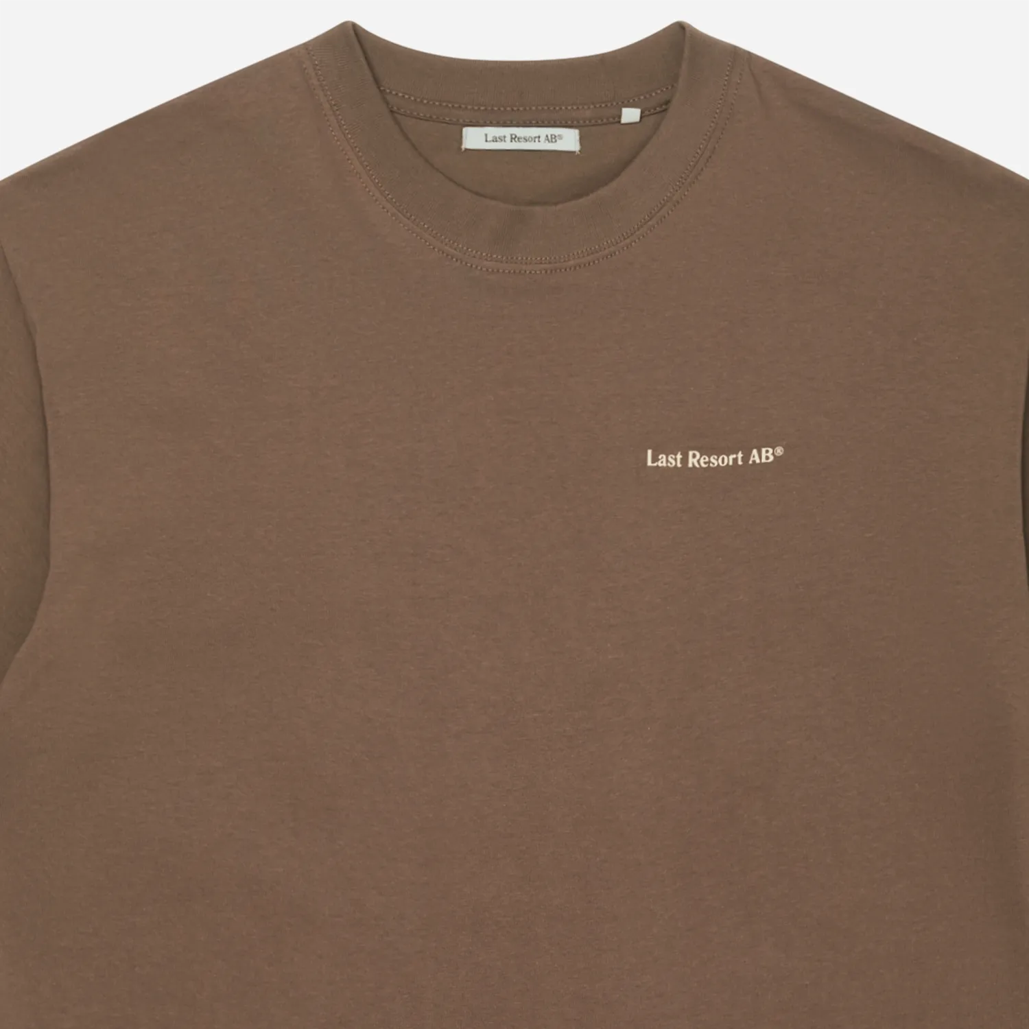T-Shirt Last Resort AB - Atlas Mono SS Tee Brown Washed Brown Beige