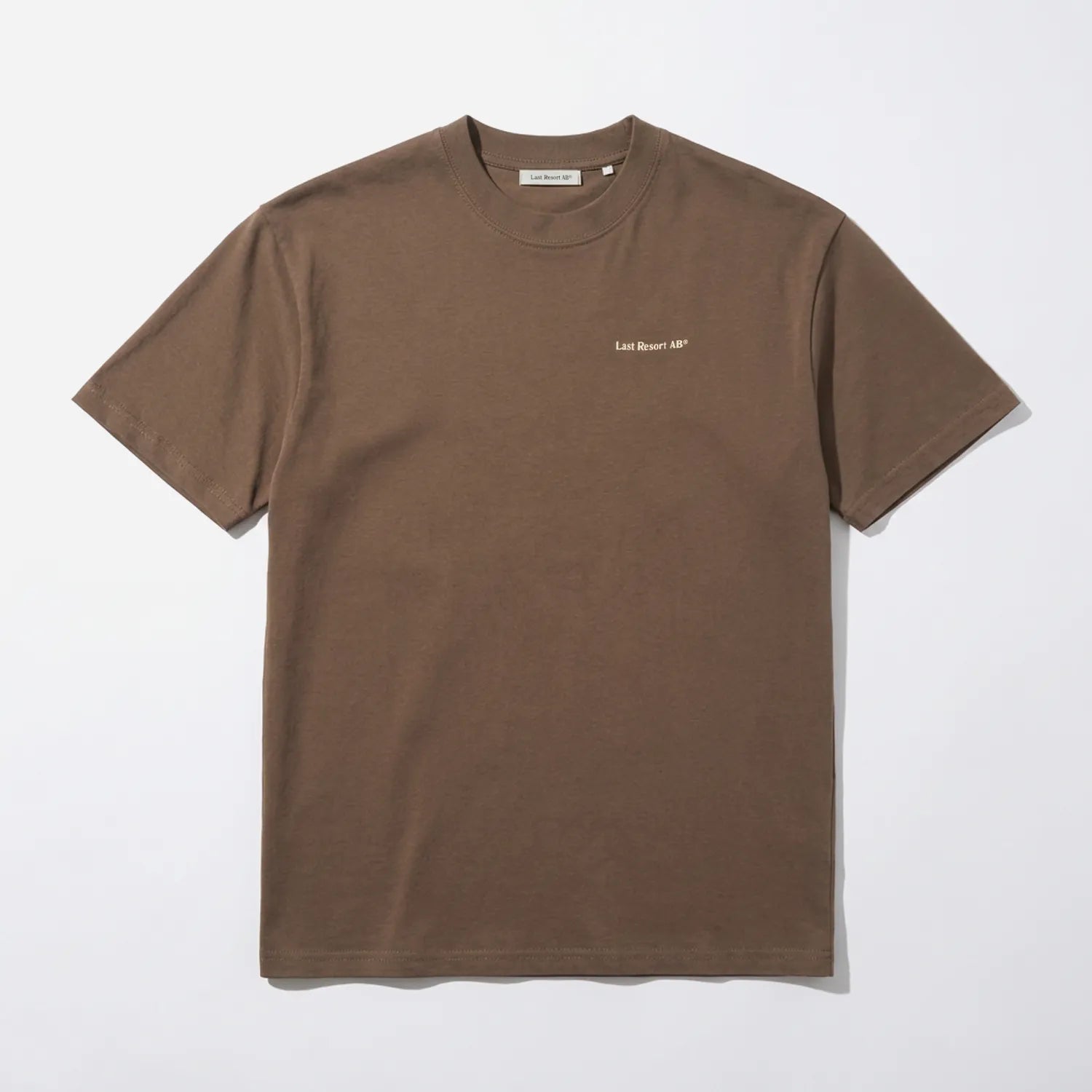 T-Shirt Last Resort AB - Atlas Mono SS Tee Brown Washed Brown Beige
