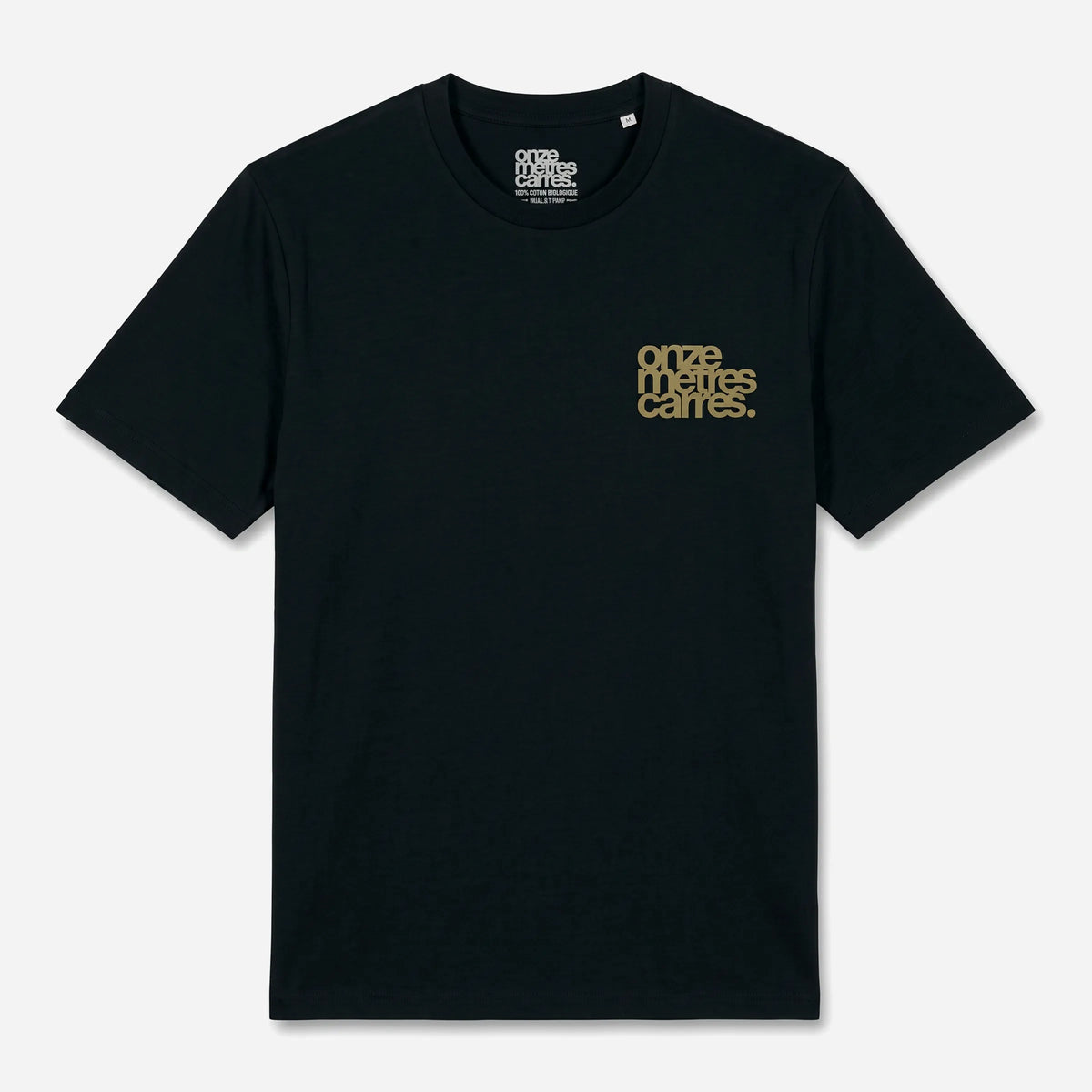 T-shirt Onze Mètres Carrés Flower Heart Automne Black