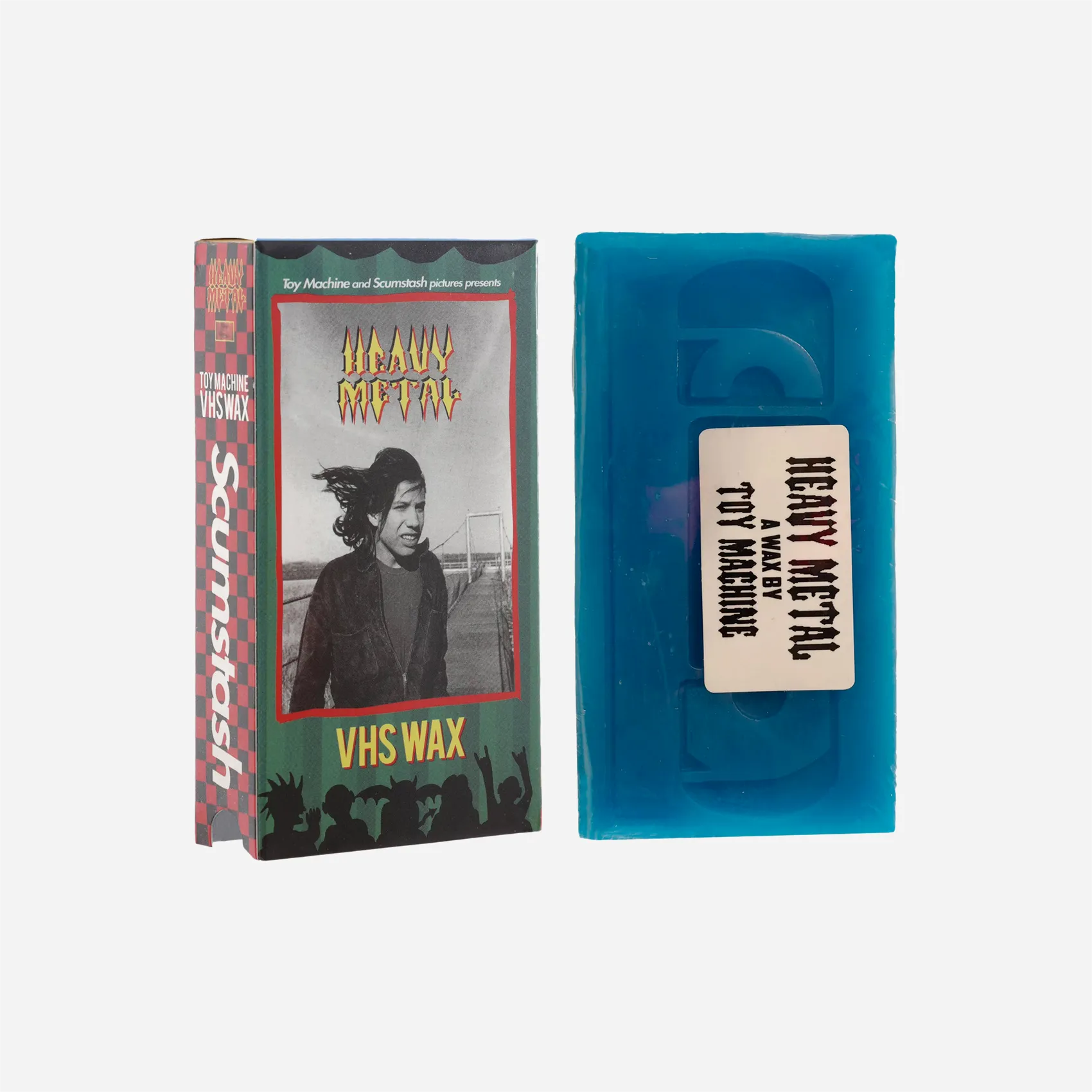 Toy Machine Heavy Metal wax block with collector VHS cardboard packaging