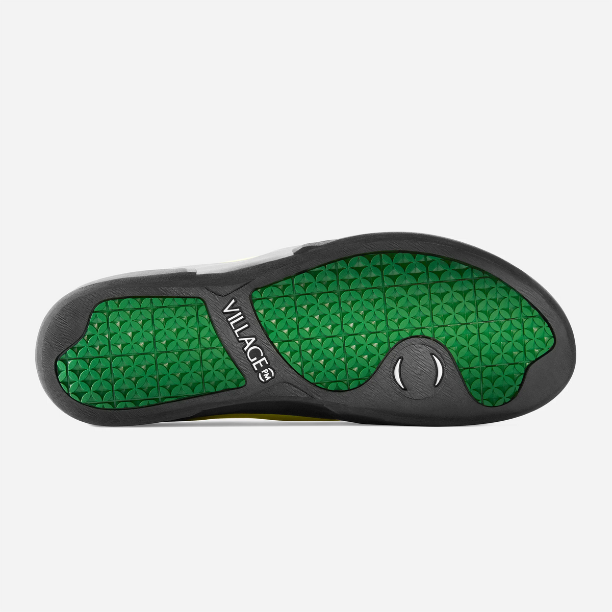 Chaussures Village PM 1 PM Leather canvas Lime LTR Natural Black