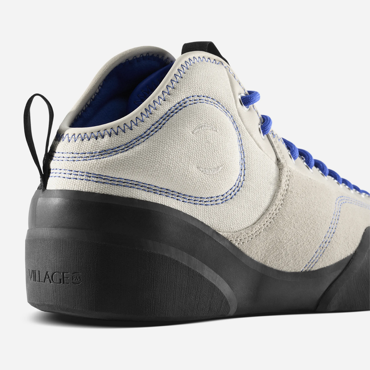Chaussures Village PM 1PM MID Cream Blue Natural Black
