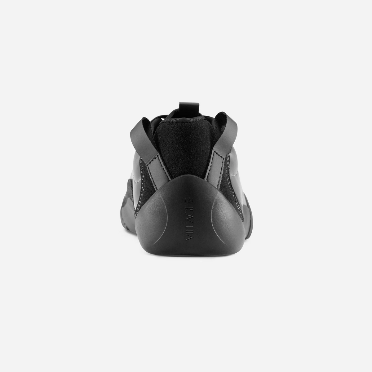 Chaussures Village PM 2 PM Synthetic Leather Anthracite Natural Black