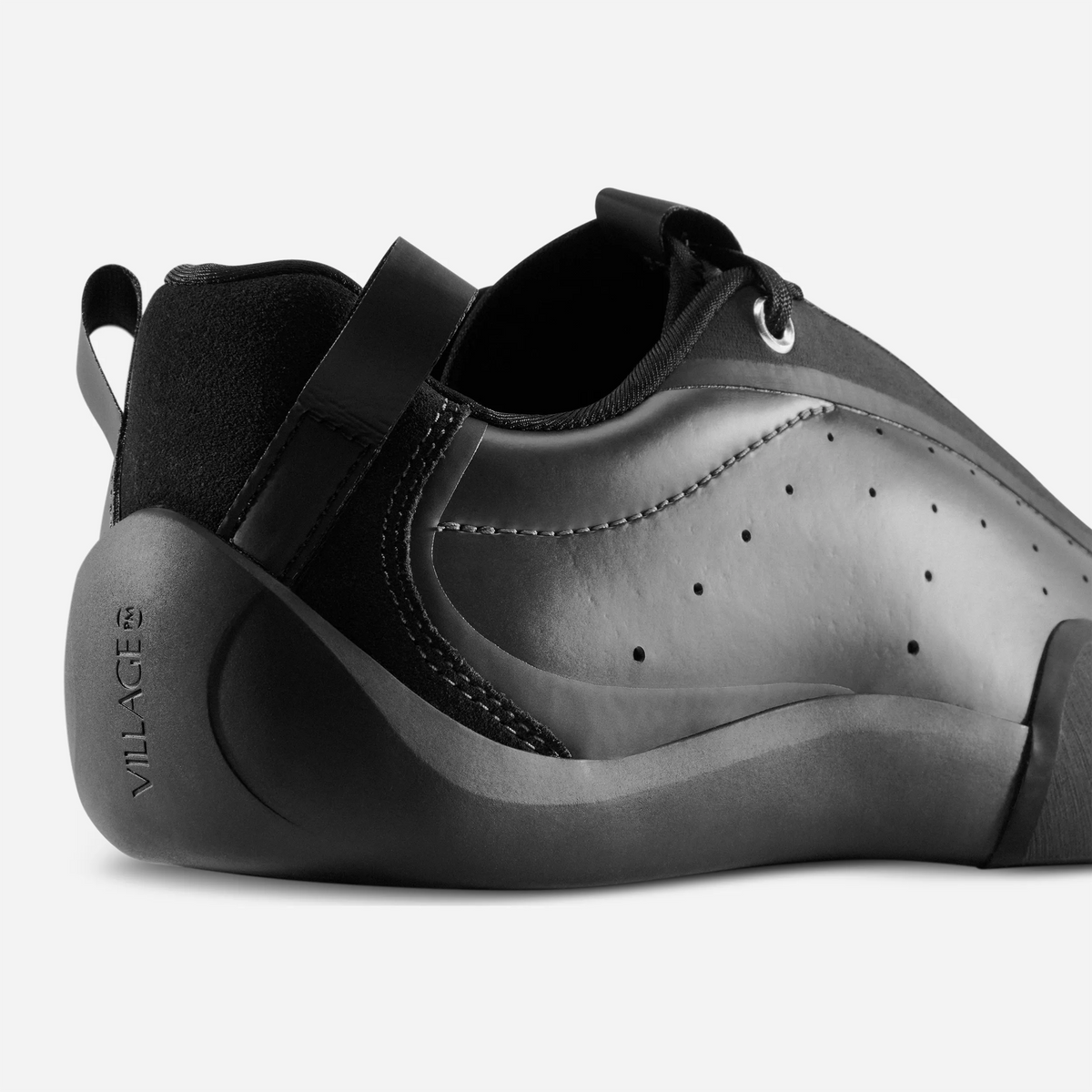 Chaussures Village PM 2 PM Synthetic Leather Anthracite Natural Black