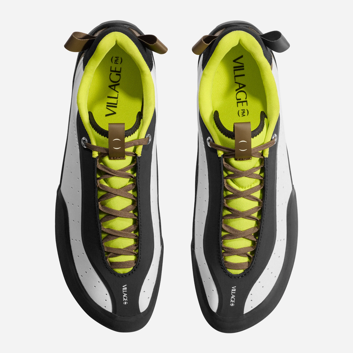 Chaussures Village PM 2 PM Synthetic Leather White Lime Natural black
