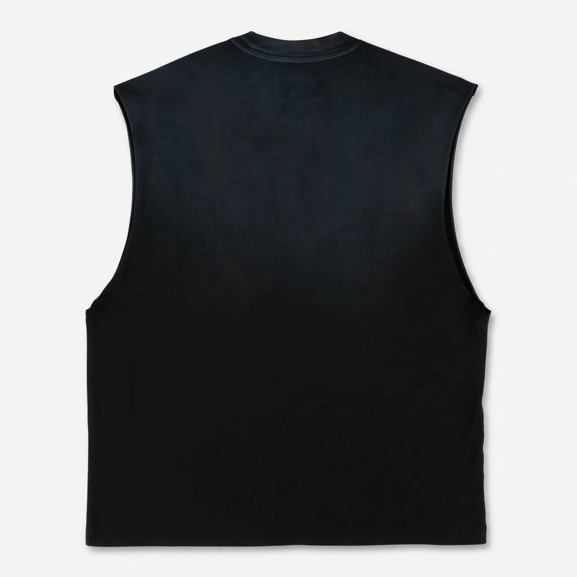 Welcome Vamp Sleeveless Tee Black Sun Fade