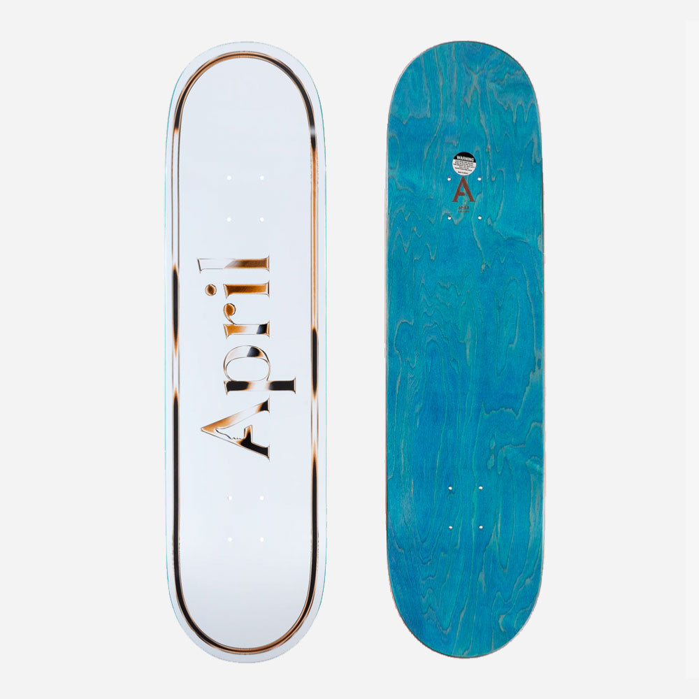 April OG LOGO GOLDEN DECK よる APRIL SKATEBOARDS OG LOGO DECK GOLDEN