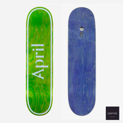 April Skateboards Og Logo Invert - Green
