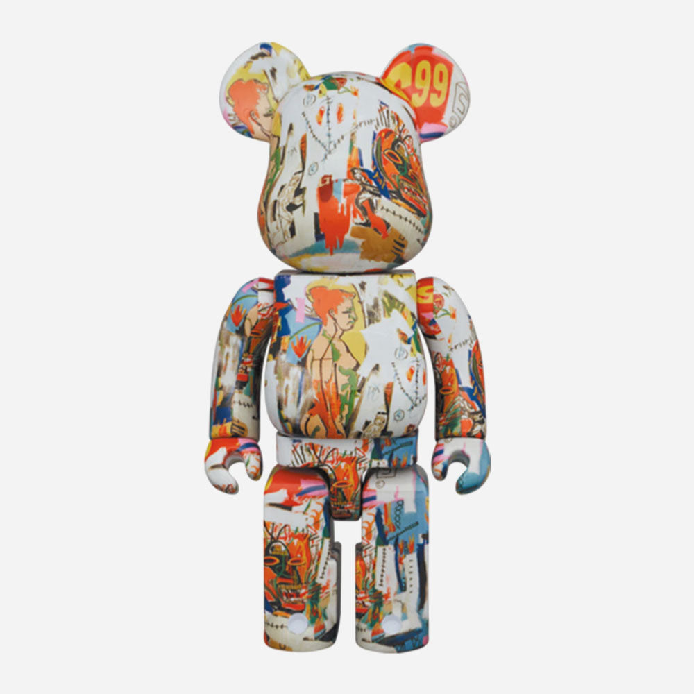 MEDICOM TOY - BEARBRICK 400% - ANDY WARHOL x JEAN-MICHEL BASQUIAT #4