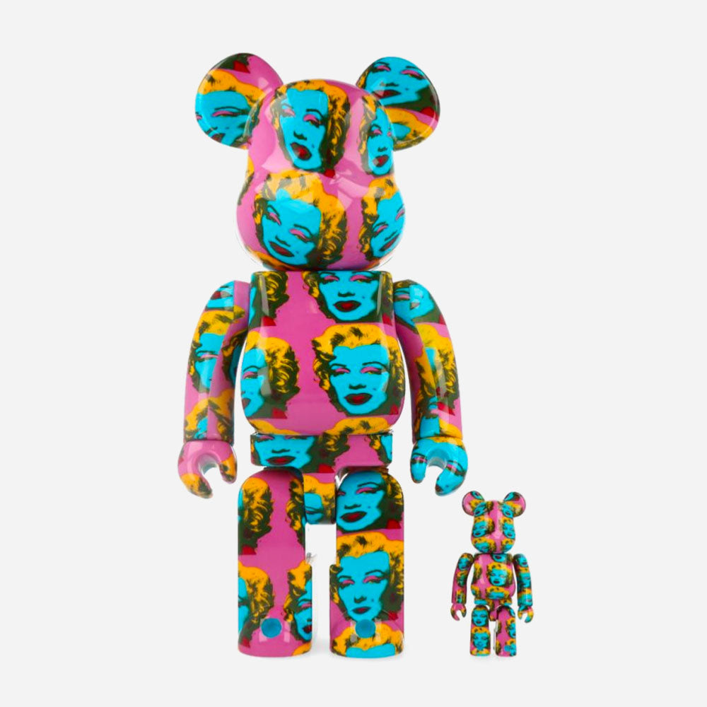 MEDICOM TOY BEARBRICK 400% ANDY WARHOL MARINLYN MONROE 2