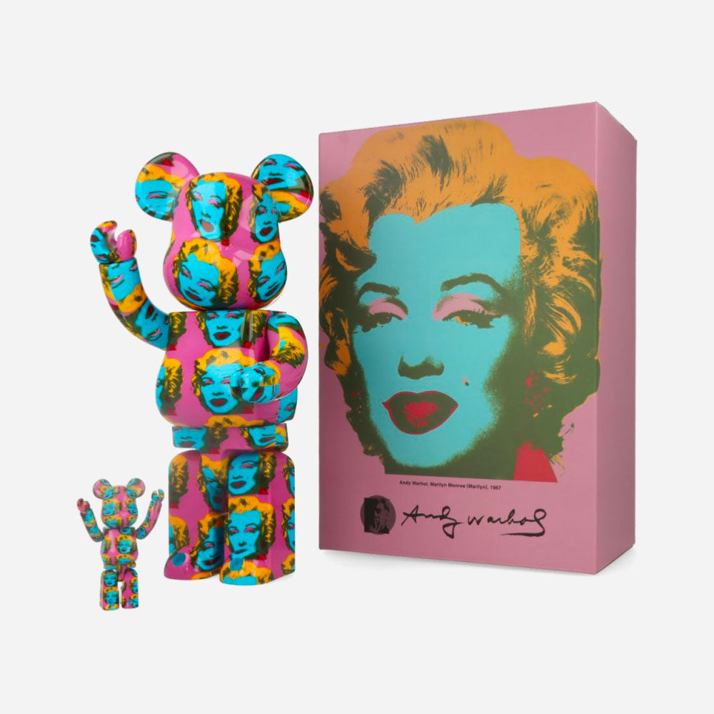 Medicom Toy Bearbrick 400% Andy Warhol Marinlyn Monroe 2