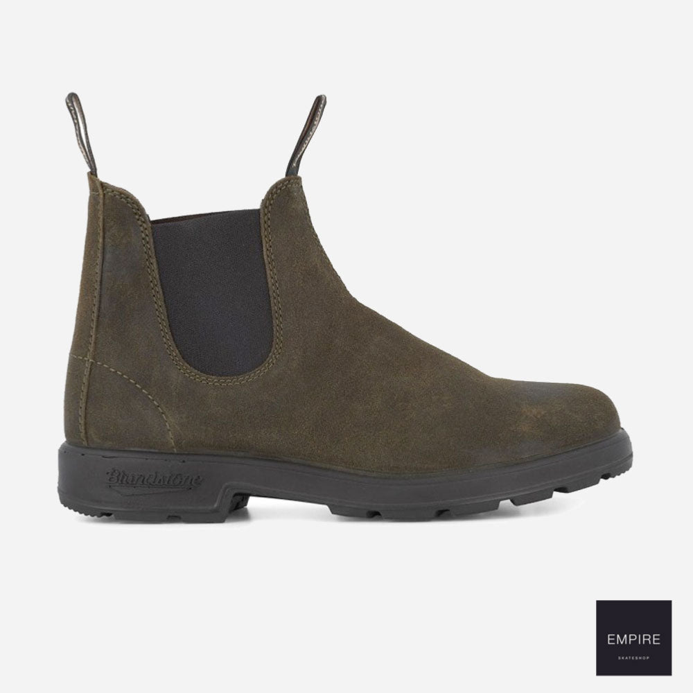 Blundstone - Chelsea Boots 1615 - Dark Olive Suede
