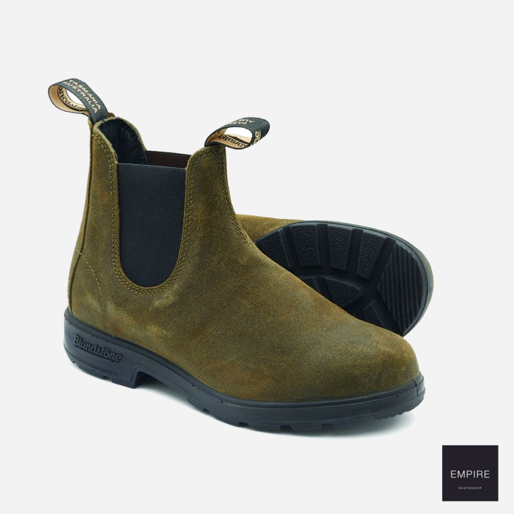 Blundstone - Chelsea Boots 1615 - Dark Olive Suede