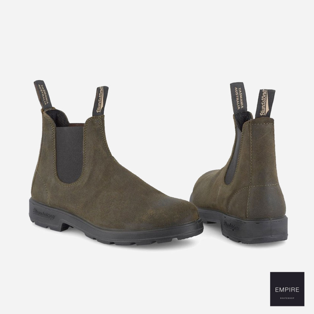 Blundstone - Chelsea Boots 1615 - Dark Olive Suede