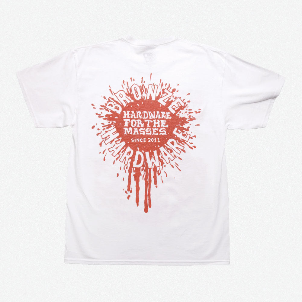 56K bronze - TIGHTEN BACK TO LIFE TEE - White