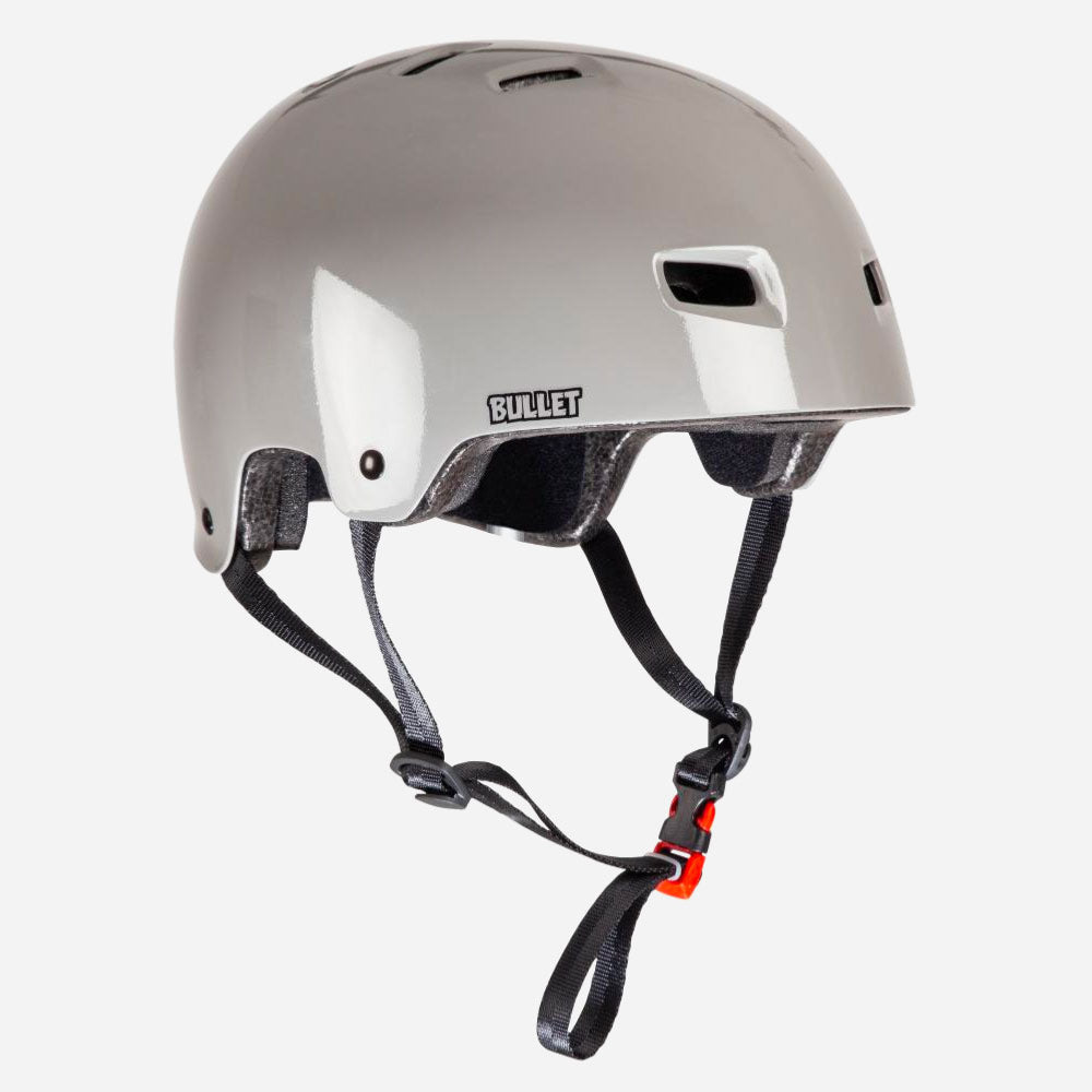 Bullet x Santa Cruz - Casque de skateboard Slime Balls - Gris