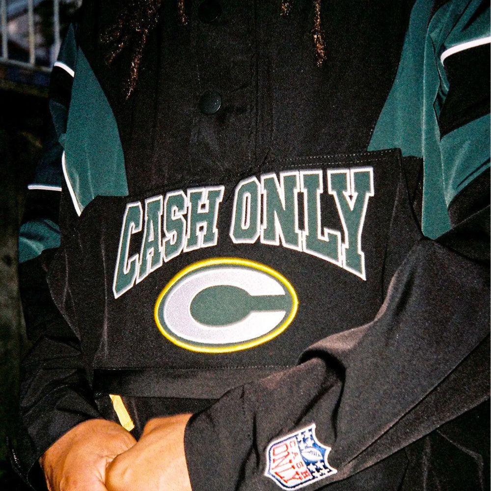 Cash Only - League Anorak Jacket - Black - Forest