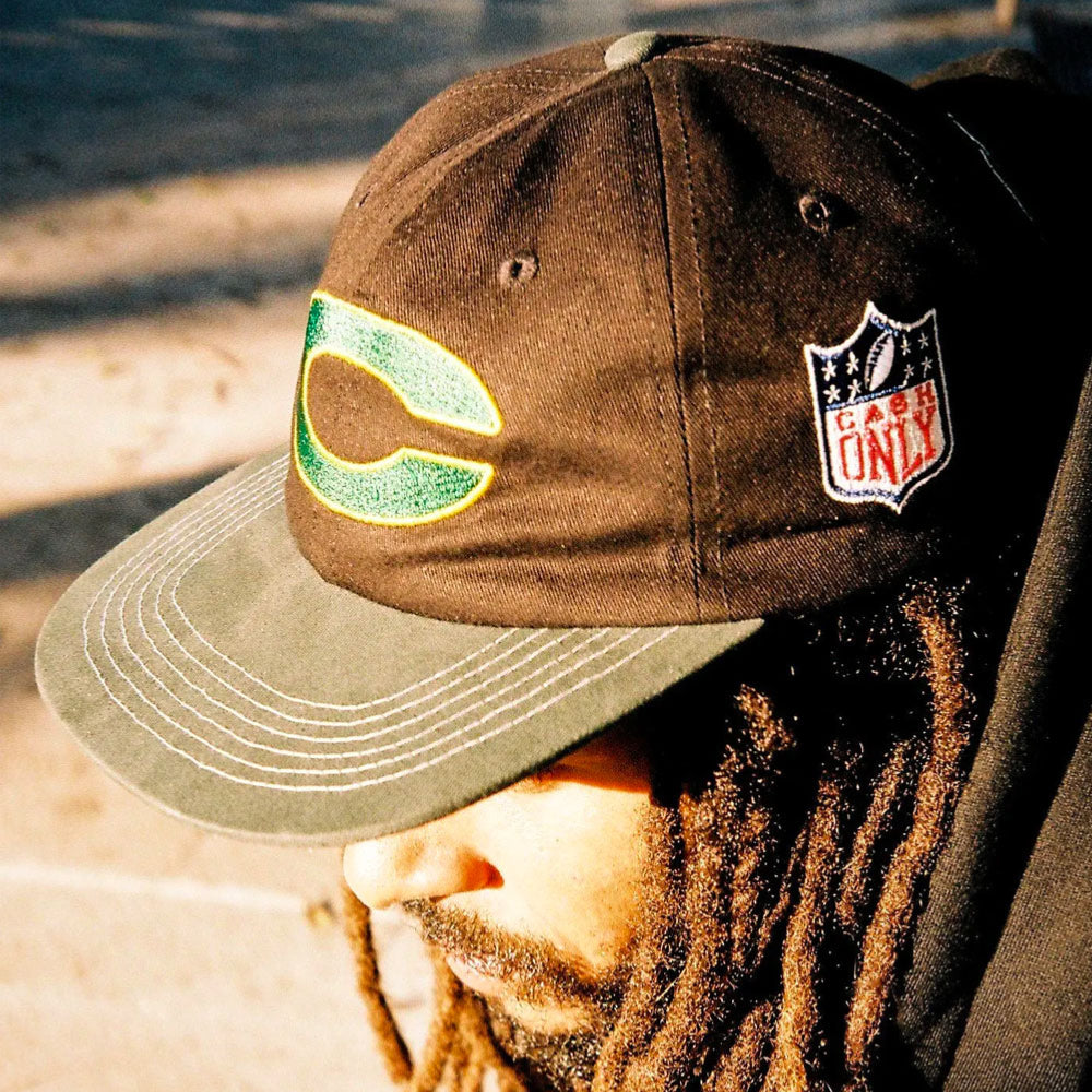 Cash Only - League Snapback Cap - Black