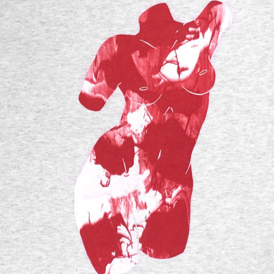 Five -A - TEE marble - Gray - Red