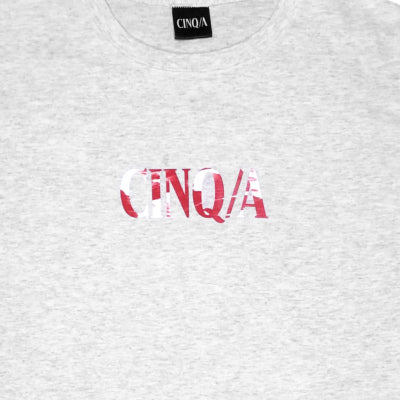 Five -A - TEE marble - Gray - Red