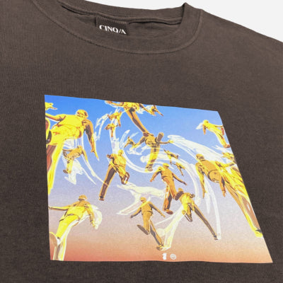 Five -A - Illu Tee - Brown