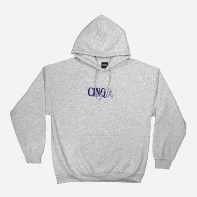 Five -A - Classic Hoodie - Gray - Purple