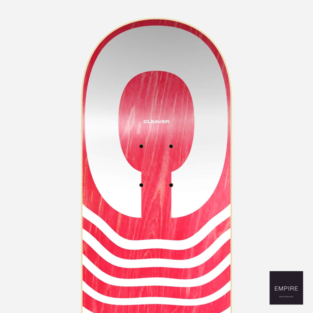 CLEAVER SKATEBOARDS - "KLEE-VER" NEG - Red
