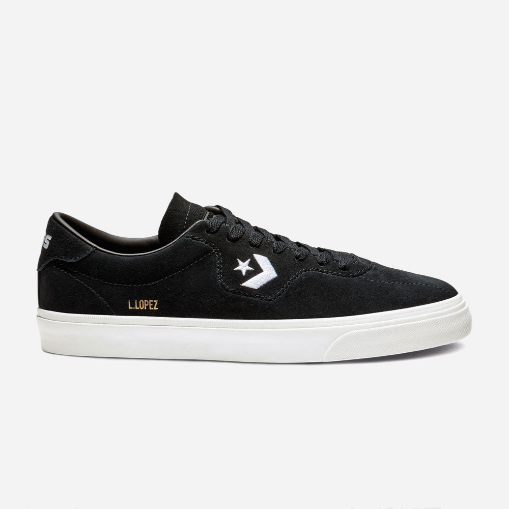 CONVERSE CONS LOUIE LOPEZ PRO OX - Black-Black-White