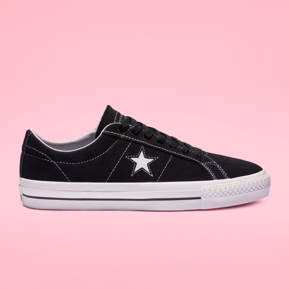 CONS by CONVERSE - ONE STAR PRO OX - Black-Black-White