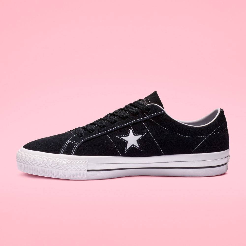 CONS by CONVERSE - ONE STAR PRO OX - Black-Black-White