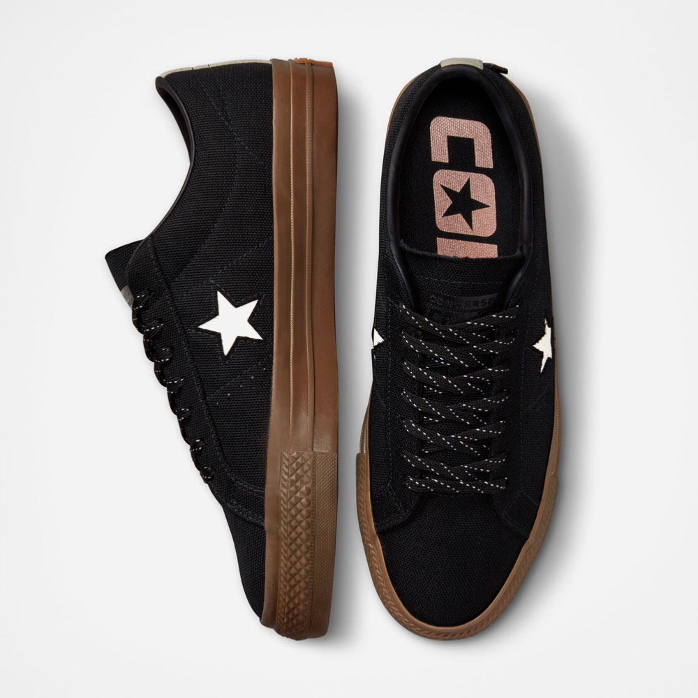 CONS by CONVERSE - ONE STAR PRO CORDURA OX - Black White Dark Gum