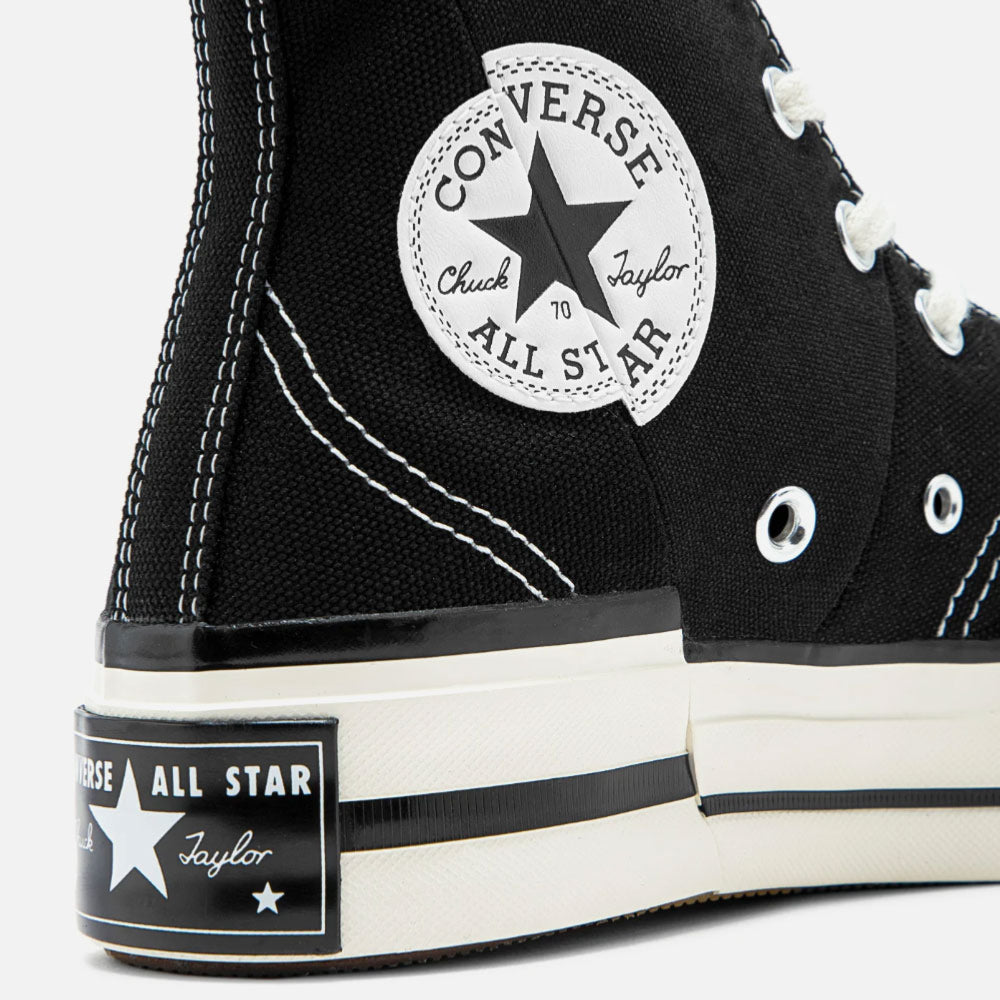 CONVERSE - CHUCK 70 PLUS CANVAS - BLACK-EGRET-BLACK