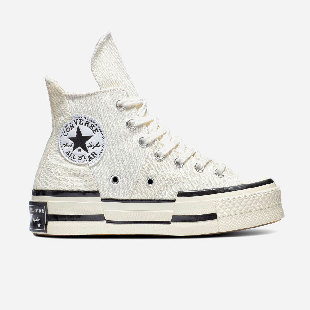 CONVERSE - CHUCK 70 PLUS CANVAS - EGRET-BLACK-EGRET