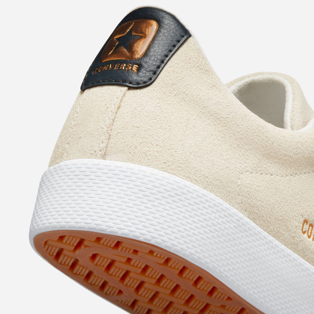 CONS  - PRO LEATHER OX - EGRET BLACK EGRET