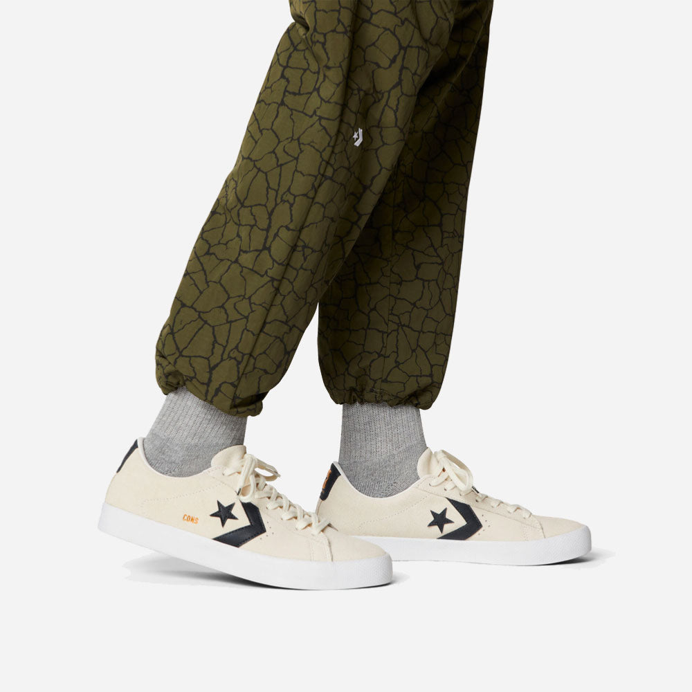 CONS  - PRO LEATHER OX - EGRET BLACK EGRET