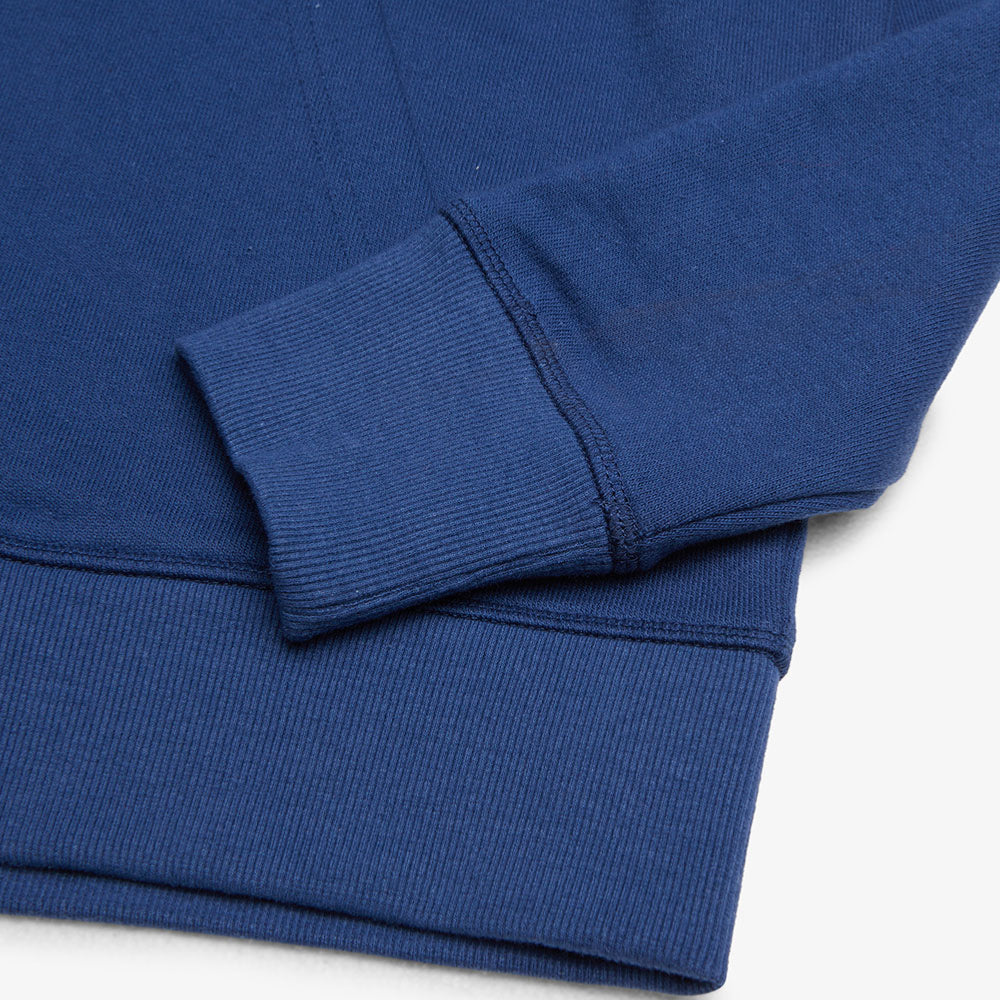 DEUS EX MACHINA - EGG & BEANS ZIP HOODIE - ENSIGN BLUE