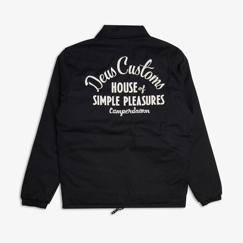 DEUS EX MACHINA - GULF COACH JACKET - BLACK