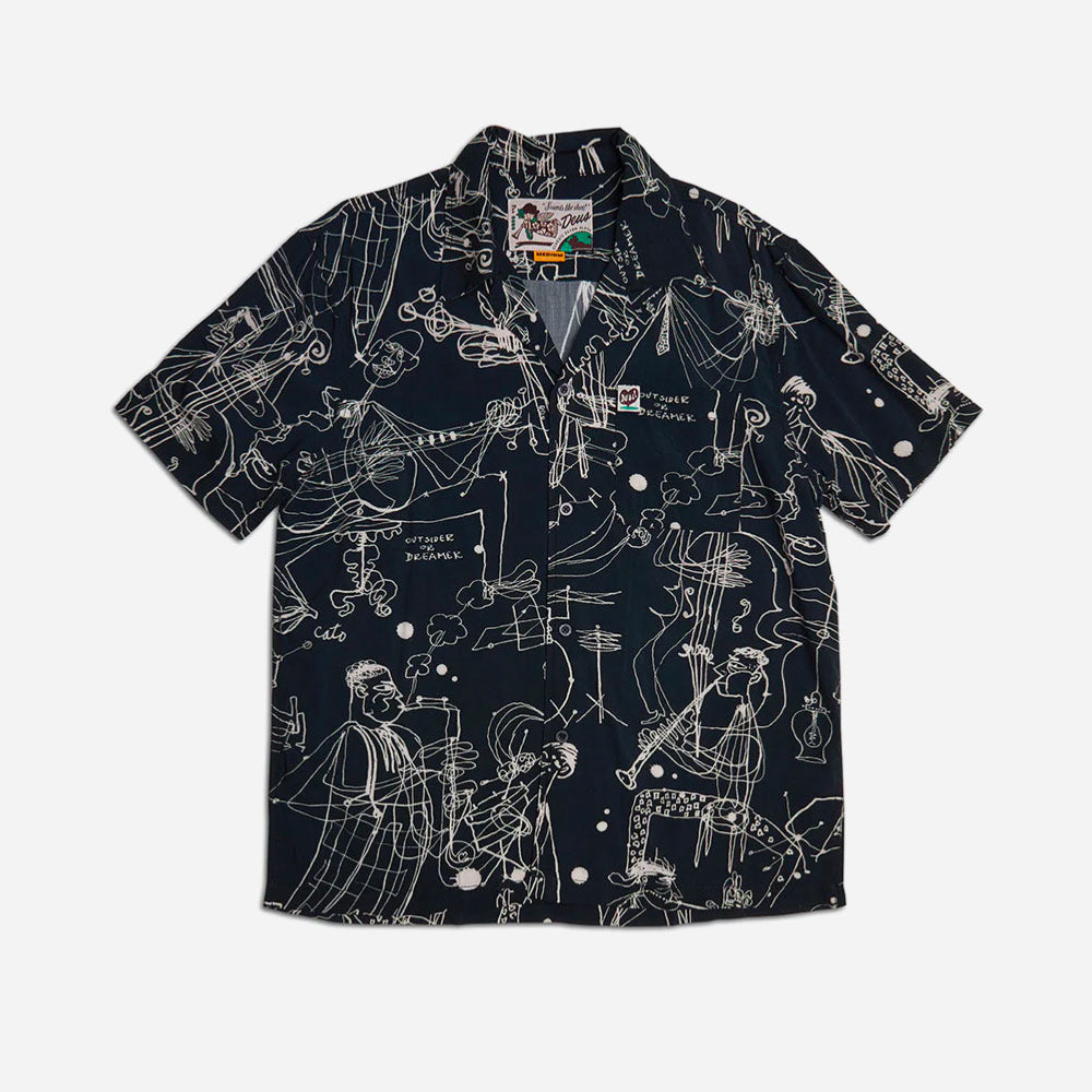 DEUS EX MACHINA - R.G CATO SS SHIRT - Black
