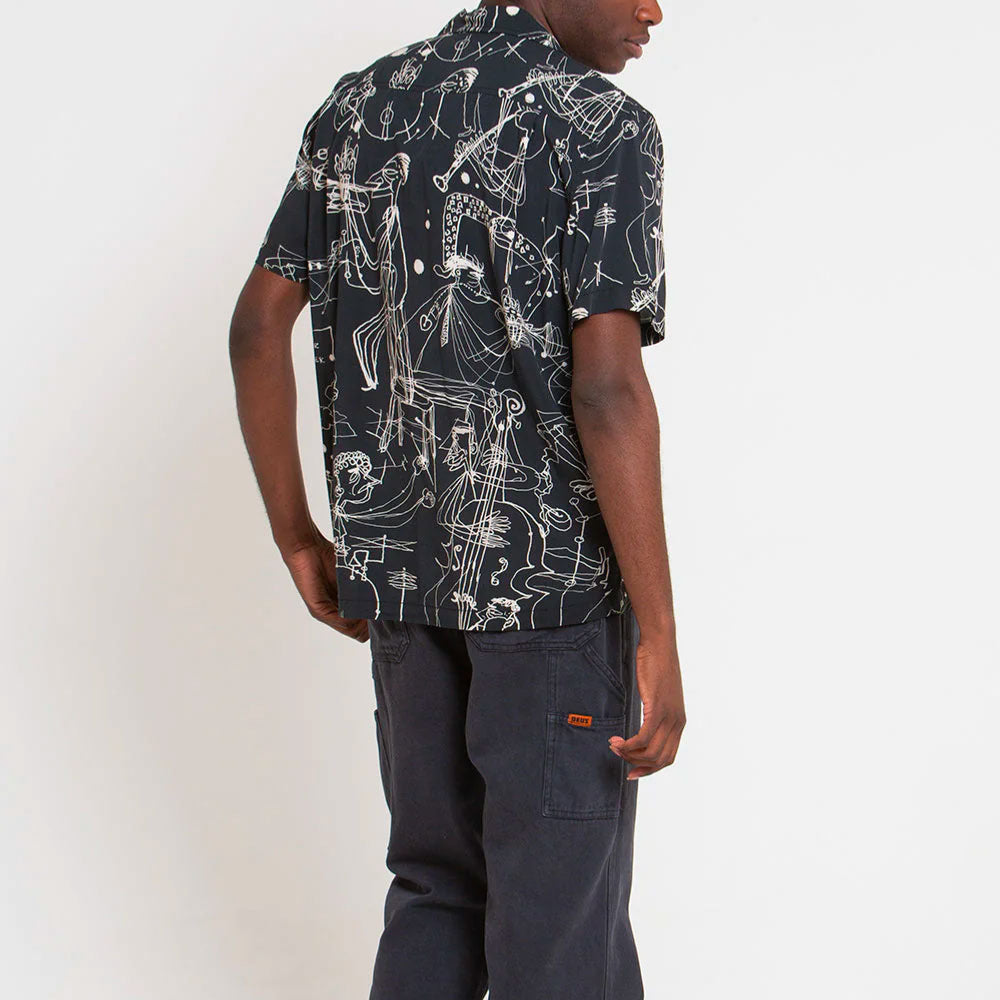 DEUS EX MACHINA - R.G CATO SS SHIRT - Black