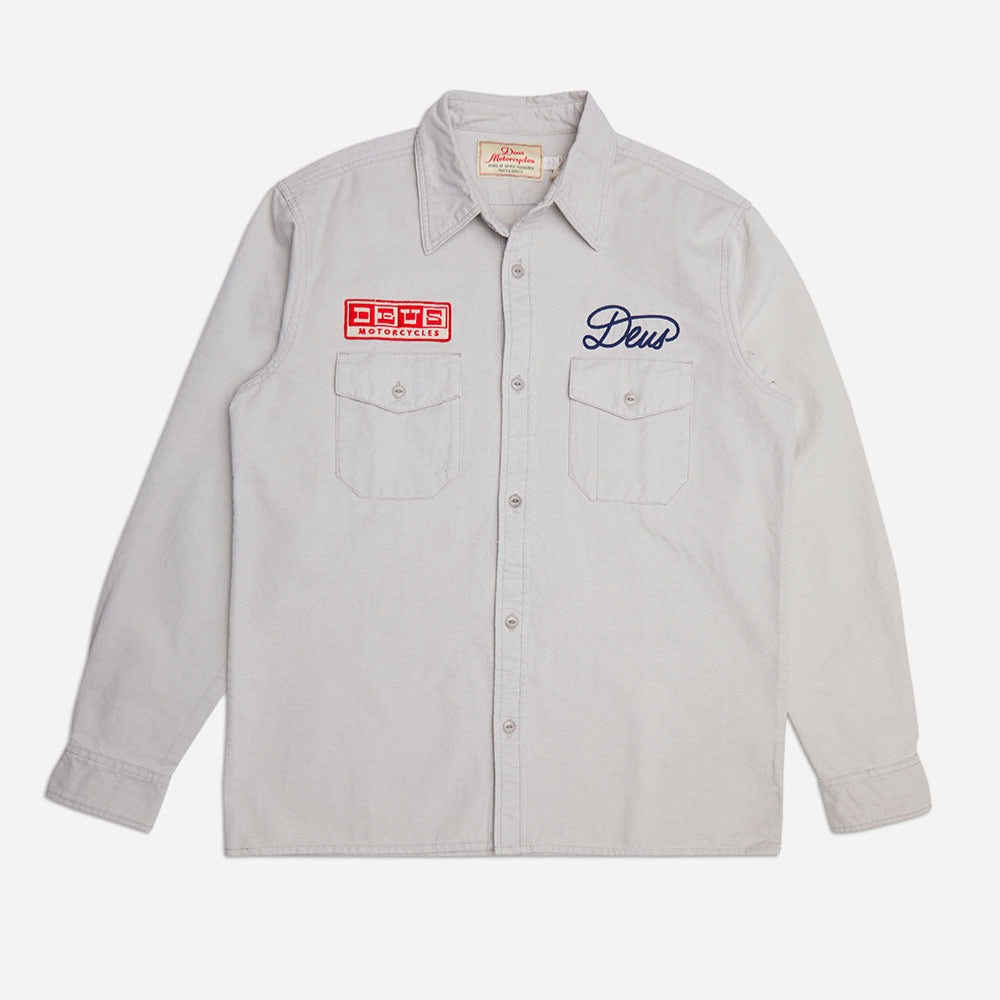 DEUS EX MACHINA - TRUE GRIT SHIRT - DIRTY WHITE
