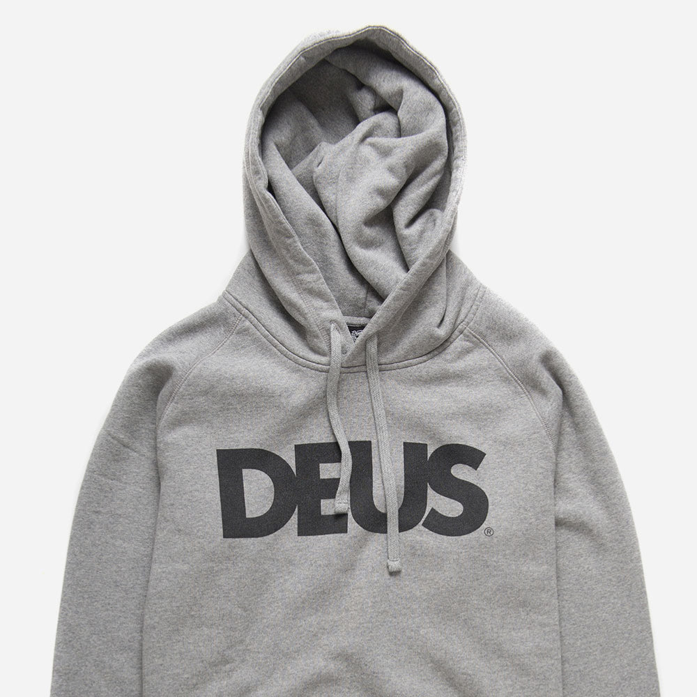 DEUS EX MACHINA - ALL CAPS HOODY - Grey Marle