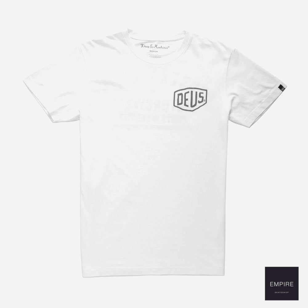 DEUS EX MACHINA - BIARRITZ ADDRESS TEE - White
