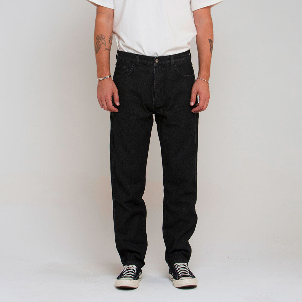 DEUS EX MACHINA - DIXON TAPERED JEAN - Washed Black