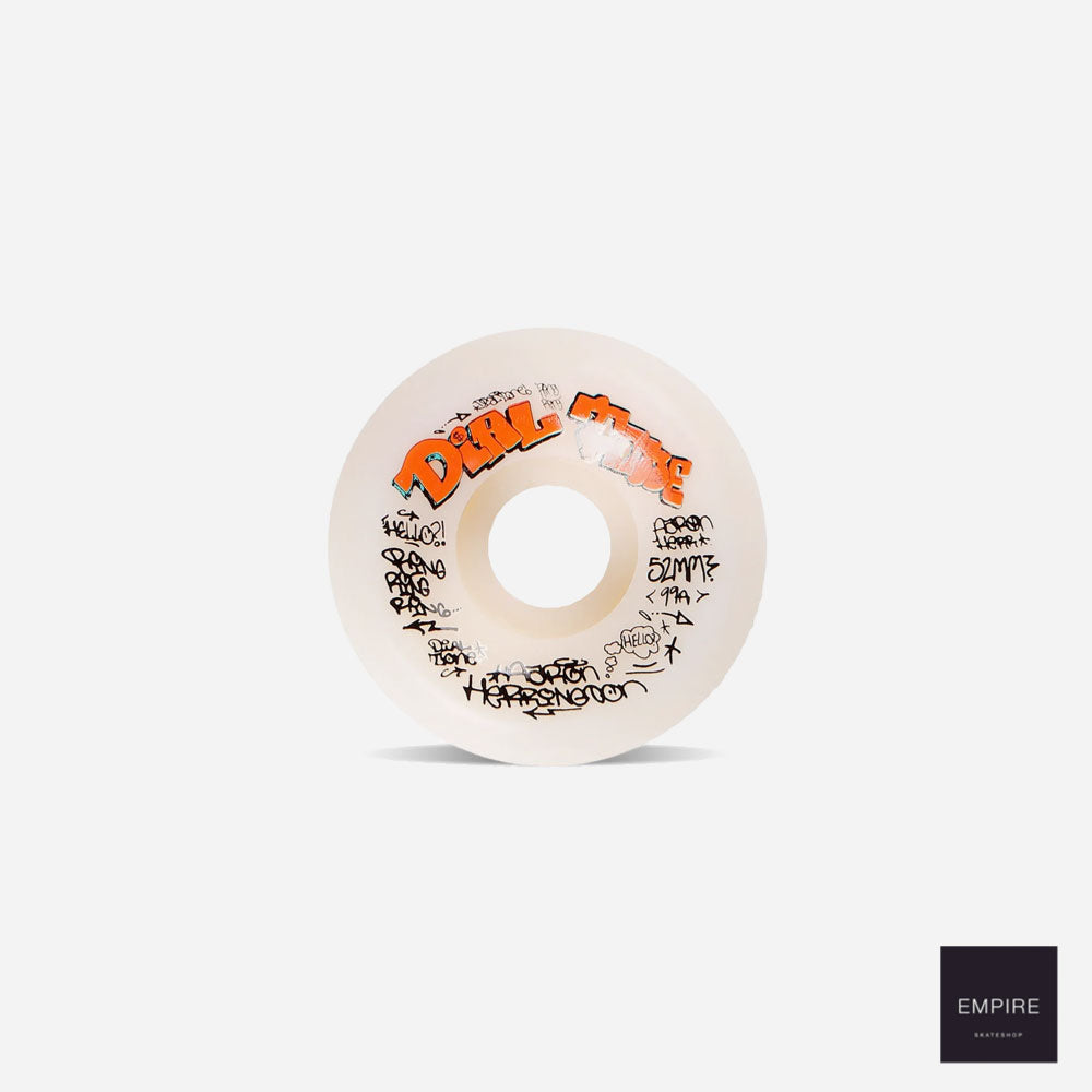 Dial tone - Herringtone Vandal Conical Wheels - Orange