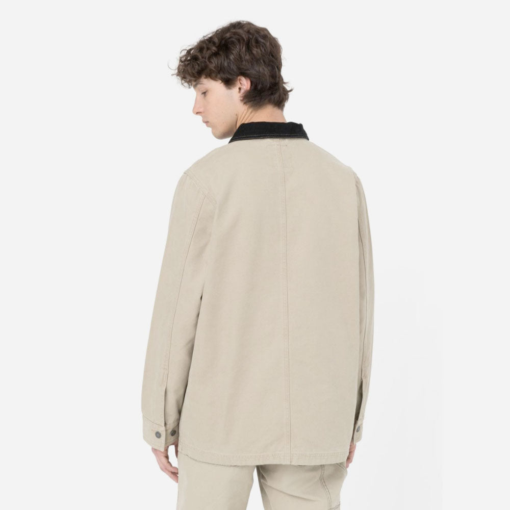 DICKIES  - DUCK CANVAS CHORE JACKET STONE WASH - Desert Sand